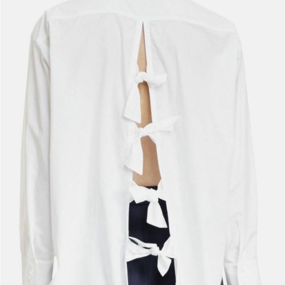 Stella McCartney  White Bow-Back Top